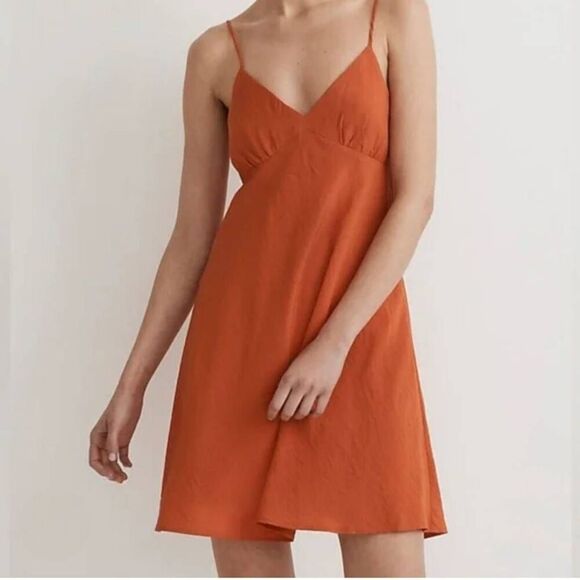 Madewell Layton Mini Slip Dress - Picture 1 of 9